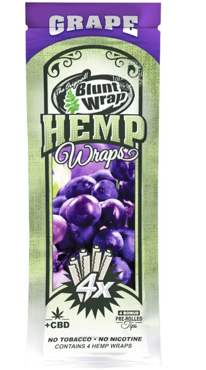 BLUNT HEMP WRAP X4