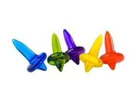 Caps Vidrio Colores 2,5 cm - QN40