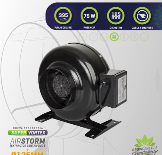 GROW GENETICS EXTRACTOR CENTRIFUGO 125MM