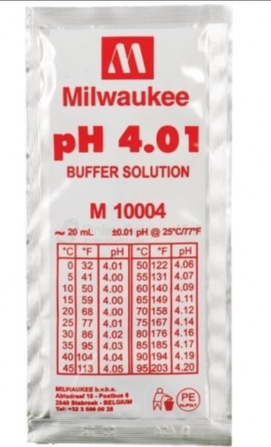 MILWAUKE LIQUIDO CALIBRADOR PH 4.01 20 ml