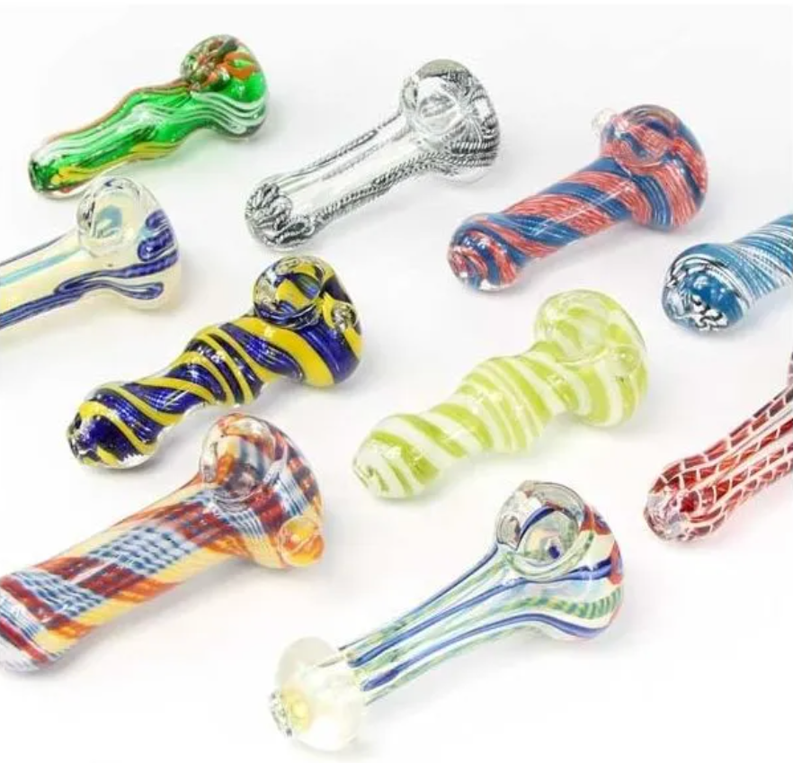 PIPA CUCHARA VIDRIO COLORES