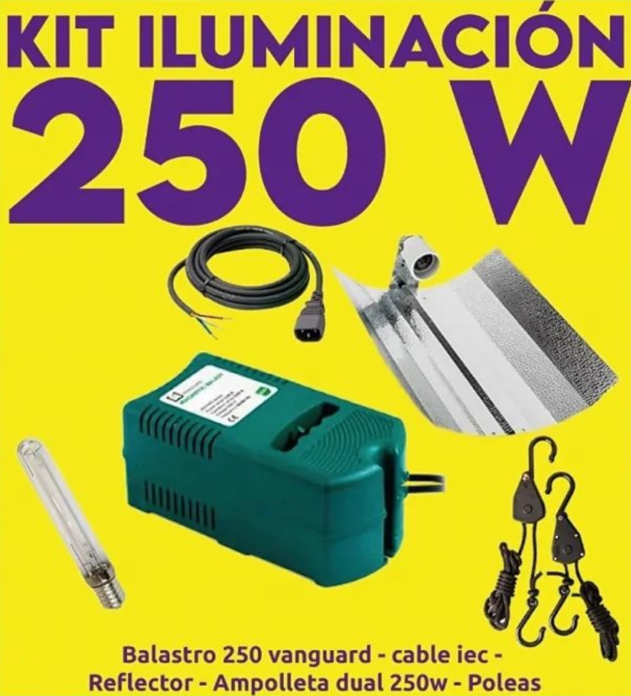 KIT ILUMINACION 250 WATTS