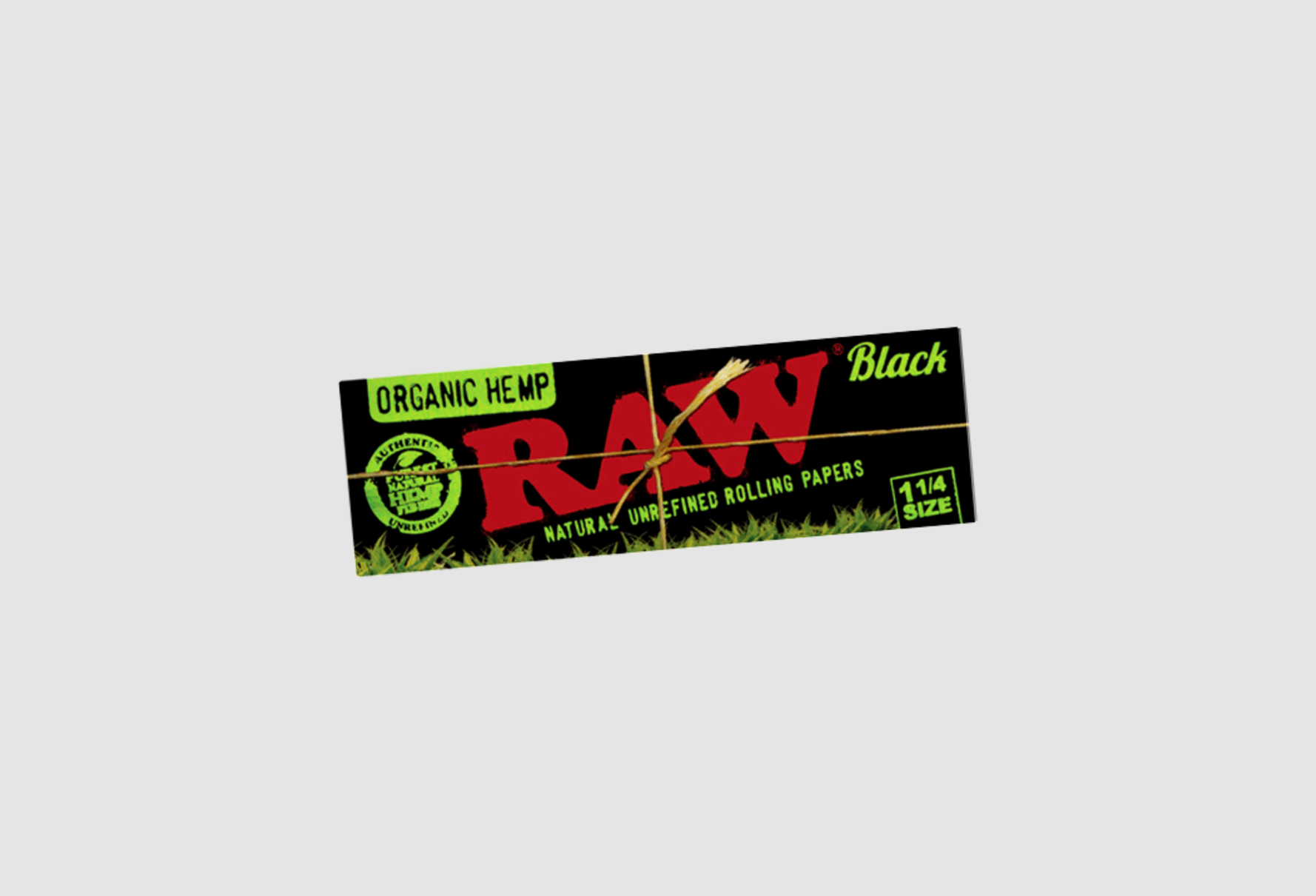 Raw Black Organic Hemp 1 1/4