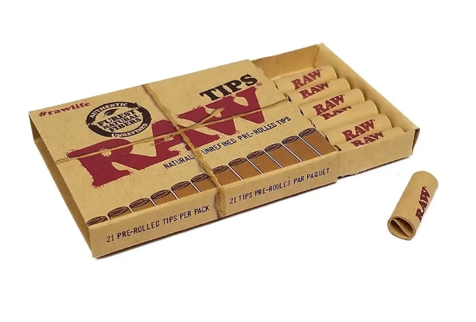 RAW BOQUILLA PRE-ROLLED 21 TIPS