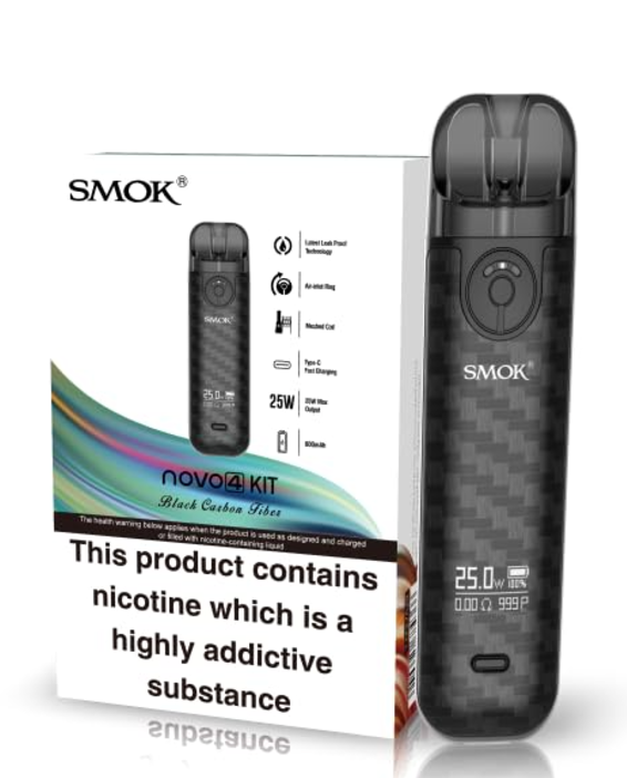 SMOK NOVO 4 KIT BLACK CARBON FIBER