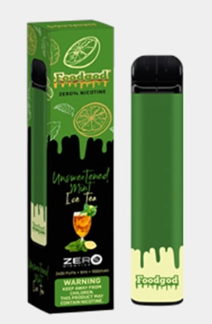 VAPE FOODGOD MINT ICE TEA 2400 PUFF