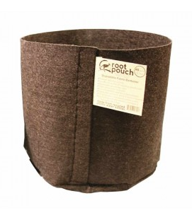 MACETA ROOT POUCH 3,8L 15X19CM CARBON
