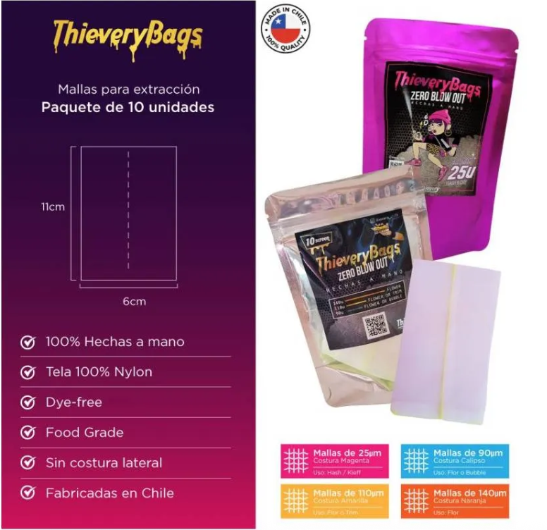 THIEVERYBAGS MALLA 110 MICRAS THIEVERY 10UDS