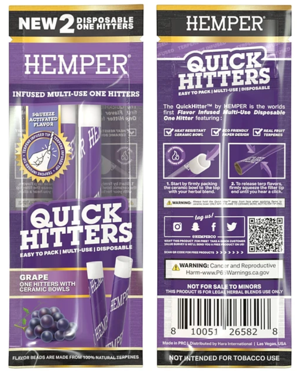 HEMPER QUICK HITTERS X2 GRAPE
