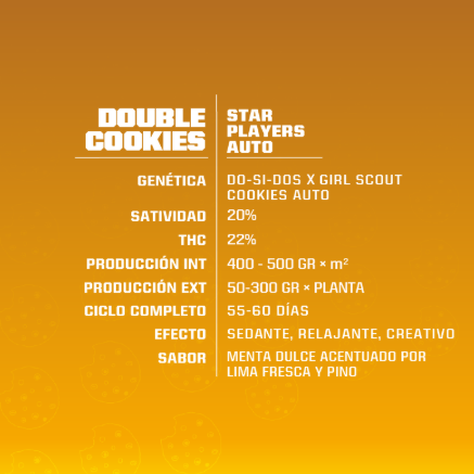 BSF SEEDS DOUBLE COOKIES FEM 4 UNID