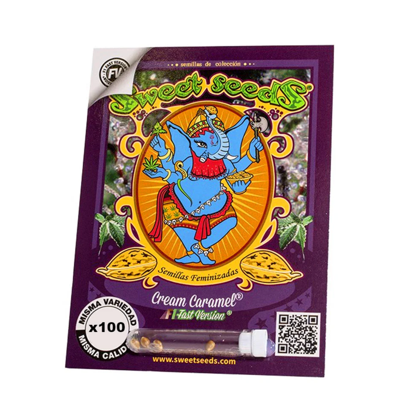SWEET SEEDS F1 FAST CREAM CARAMEL 100 UN
