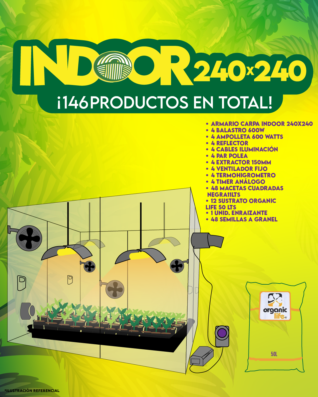 INDOOR 240X240 COMPLETO