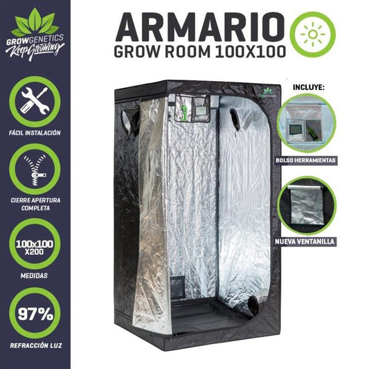 GROW GENETICS ARMARIO GROW ROOM 100X100X200