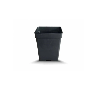 MACETA CUADRADA NEGRA ECO 1 LITRO