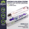 Grow Genetics Ampolleta Grow & Bloom 250W