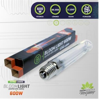 GROW GENETICS- AMPOLLETA SODIO 600W EXTRA LUMEN 600w