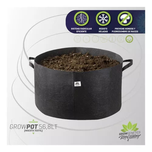 GROW GENETICS MACETA TEXTIL 58,5