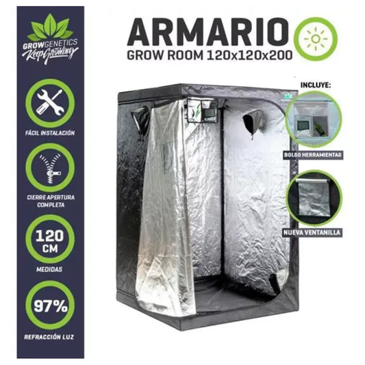 GROW GENETICS ARMARIO GROW ROOM 120X120X200